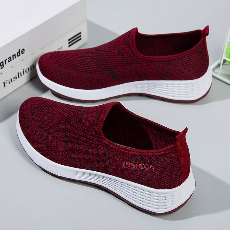 Старая пекинская обувь из ткани женская обувь мягкая подошва нескользящая обувь для пожилых женщин