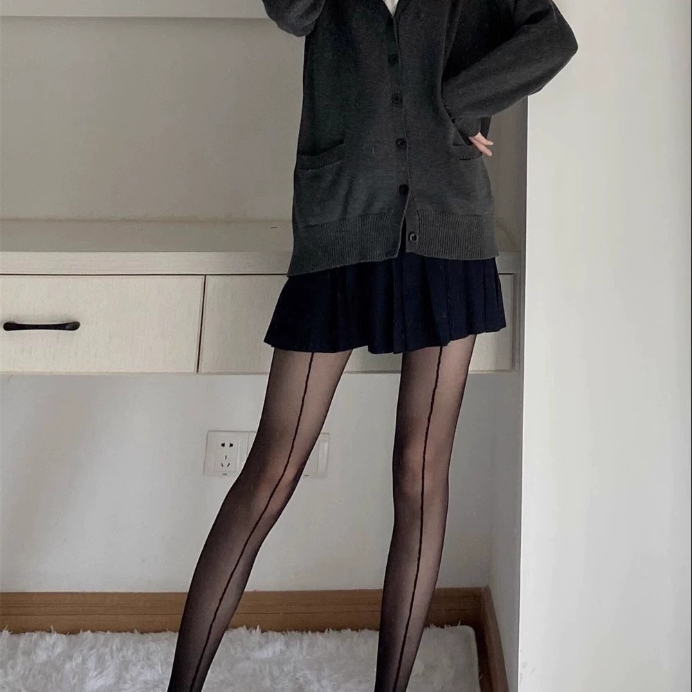 Wire, retro sexy ultra thin base tights, internet celebrity