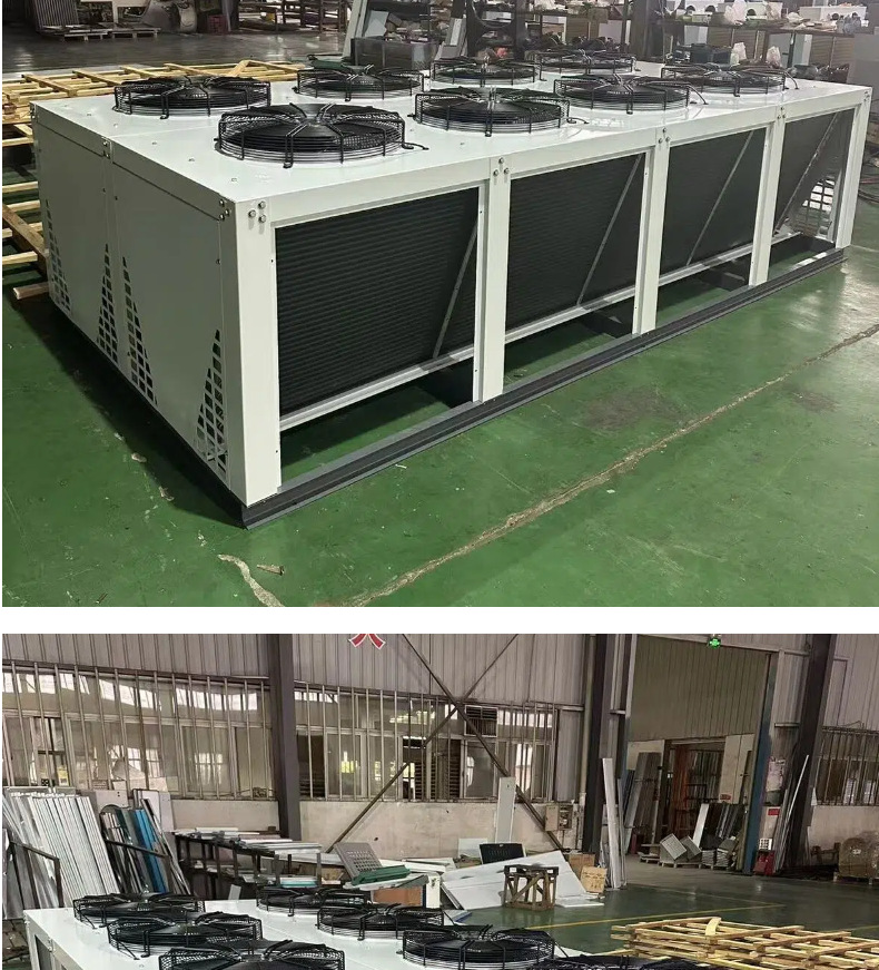Directly Supplied from the Manufacturer, Industrial-Grade High-Efficiency Condensers Are Energy-Saving and Suitable for Air Conditioning, Chemical Plants, Cold Storage, and Automotive Equipment