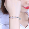 New product young temperament beads cherry blossoms bracelet female net red same girlfriend student swan beaded silver bracelet