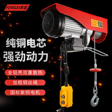 微型电动葫芦220V小型家用吊机1T/0.5吨升降装修起重机绞盘卷扬机