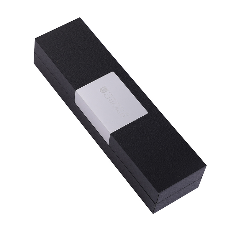 Fabricante al por mayor caja de lápiz de alta calidad aluminio caja de regalo de negocios publicidad embalaje caja de regalo logotipo de grabación láser