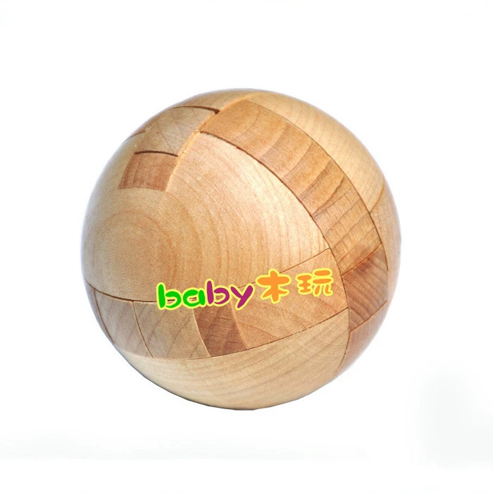 Cerradura Kongming de Madera Juguete Didáctico 5.8x5.8cm de Madera de Haya para Desarrollo Cognitivo para Jóvenes y Adultos image 3
