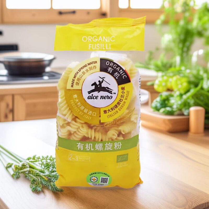 Alce Nero Organic Spiral Pasta 250g Italian Spiral Pasta Macaroni Pasta