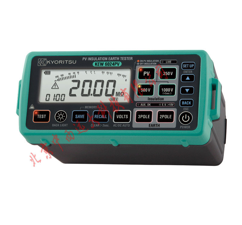 测试仪/光伏绝缘接地测试仪 型号:KL14-KEW6024PV