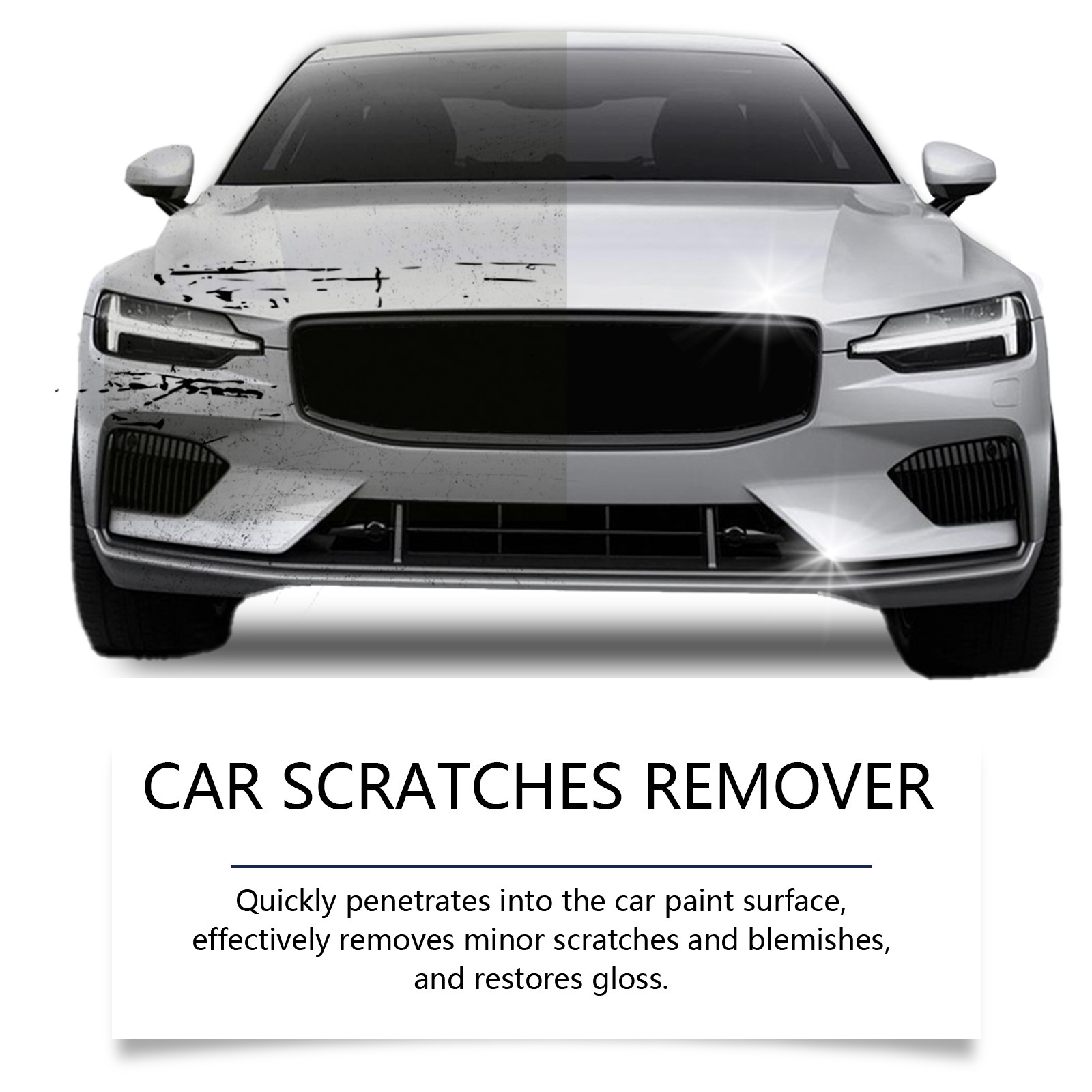 Eelhoe Car Scratch Care Agent, Scratch Removal Abrasive, Paint Car Polishing Wax, Car Mark Scratch Care