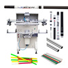 平面曲面两用钓鱼竿丝印机 半自动玻璃瓶长管球杆商标丝网印刷机|ms