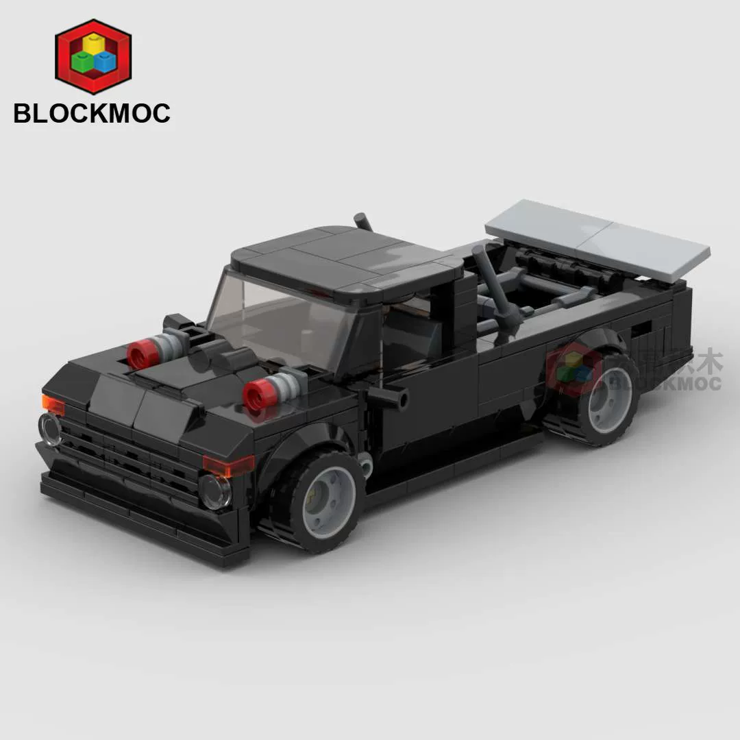 Гоночные конструкторы MOC совместимые с Lego Ford Hoonitruck Ultimate Tire Killer Journey