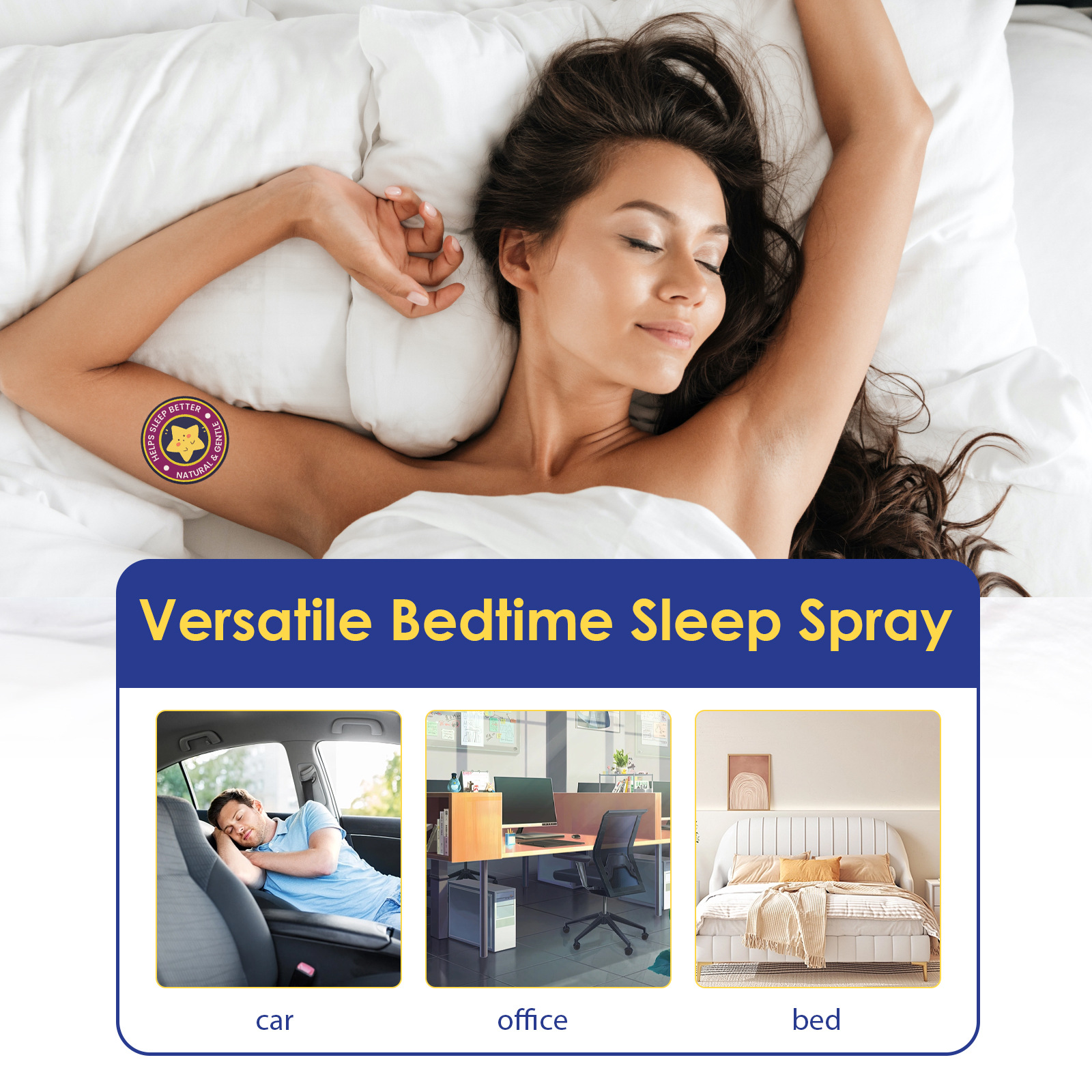 South Moon Sleep Patch Helpt snel in slaap te vallen, verlicht fysieke vermoeidheid en stress, verzorgt slapeloosheid en slaappleister_voghion.com