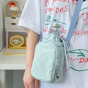 Lightweight Mobile Phone Bag, Male and Female Student Water Bottle Bag, Umbrella Bag, Multi-Layer Shoulder Crossbody Bag, Outdoor Sports Water Cup Shoulder Bag