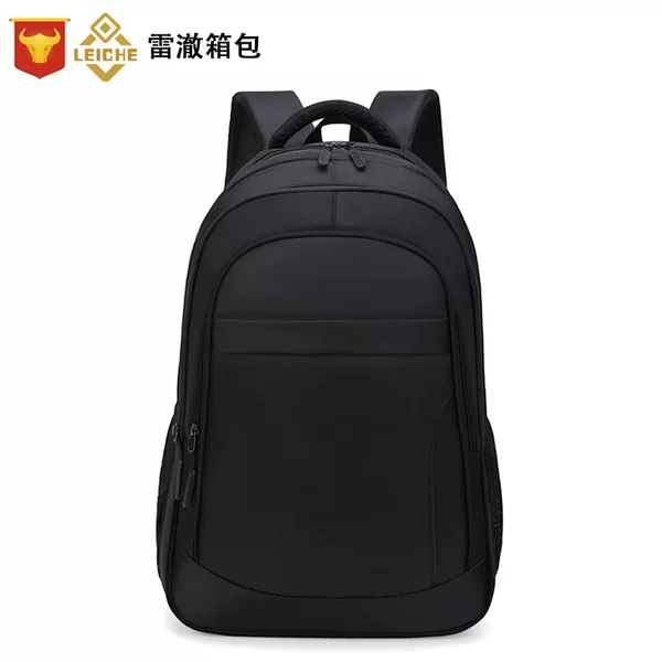 Cross-Border New Backpack with Printed Logo School Bag College Men's Outdoor Travel Computer Bag Business Simple