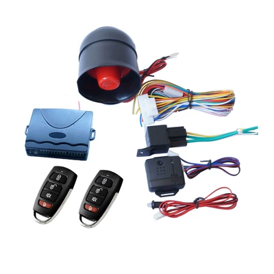 Cross-Border Carefully Selected 12V Universal Car Anti-Theft Device, Remote Control Vehicle Alarm System to Prevent Engine Theft and Shut Off the Engine (Car anti-theft device) - hz-102t220