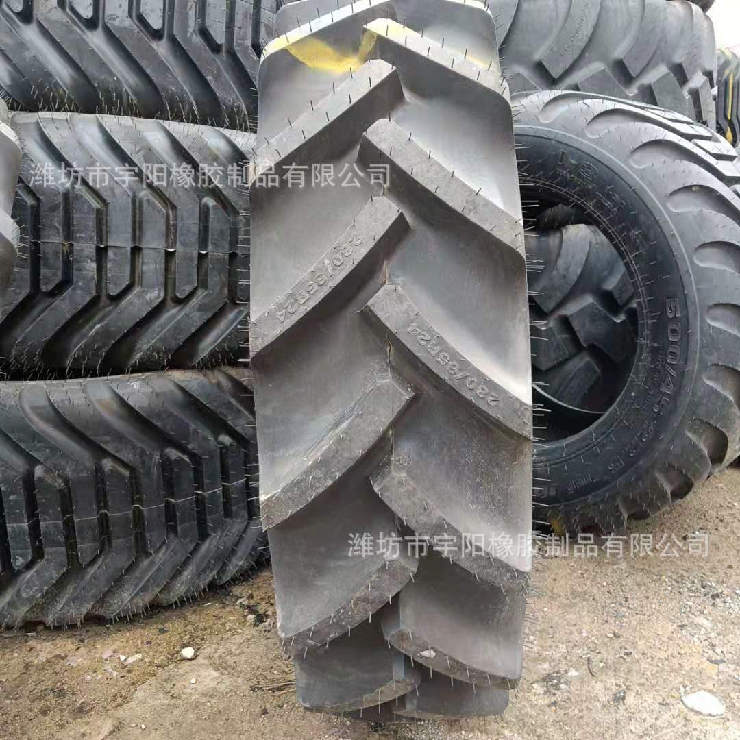 钢丝子午线轮胎旱田人字 280/85R24  农用机械拖拉机轮胎