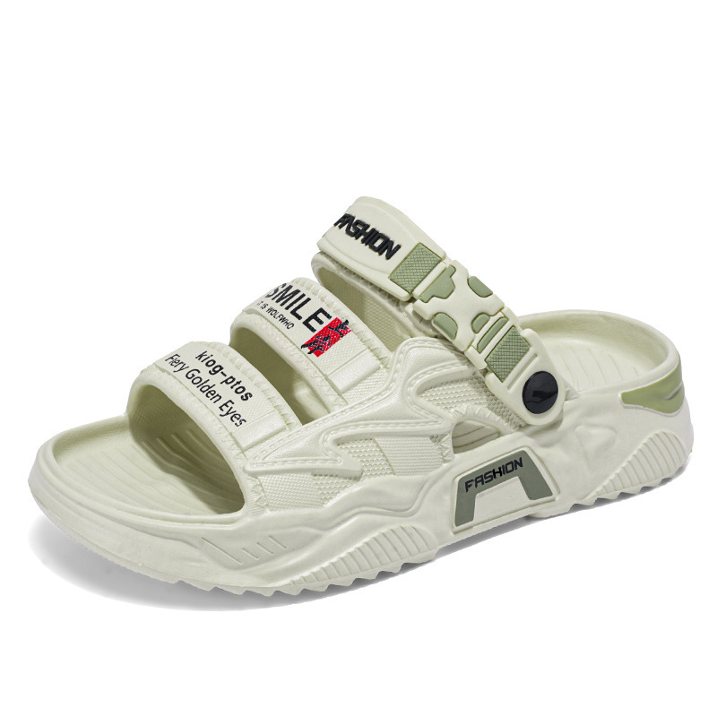 Zapatillas para hombres de verano con suela gruesa para usar nuevas sandalias de playa deportivas casuales antideslizantes al aire libre para hombres