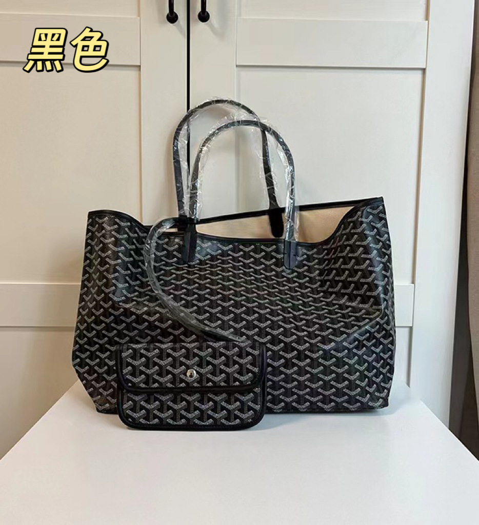 【20色】ショッピングバッグ ドッグトゥース クロスボーダー 現物在庫 人気商品 2025年モデル レディースバッグ トートバッグ 大容量 ショルダーバッグ