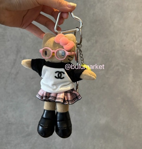 ロングレッグ kt ペンダントコレクションキティぬいぐるみペンダントかわいい kt 猫ラブバックルランドセルペンダントキーホルダーメンズ|undefined