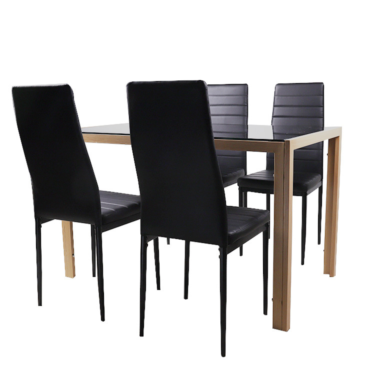 Mesa de comedor de vidrio temperado de exportación mesa de comedor casera mesa de mesa de negociación moderna simple mesa de comedor de vidrio image 4