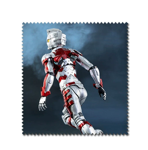 Dynamic Superman Ultraman anime peripheral multi-image fiber glasses cleaning cloth for removing stains and fingerprints