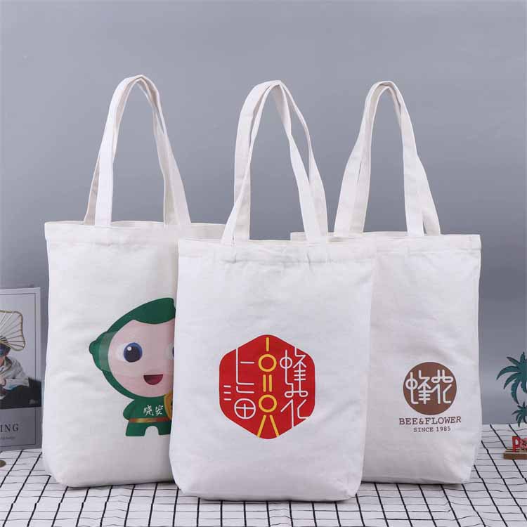 公司活动宣传布袋文艺学生单肩帆布包diy图案棉布购物袋