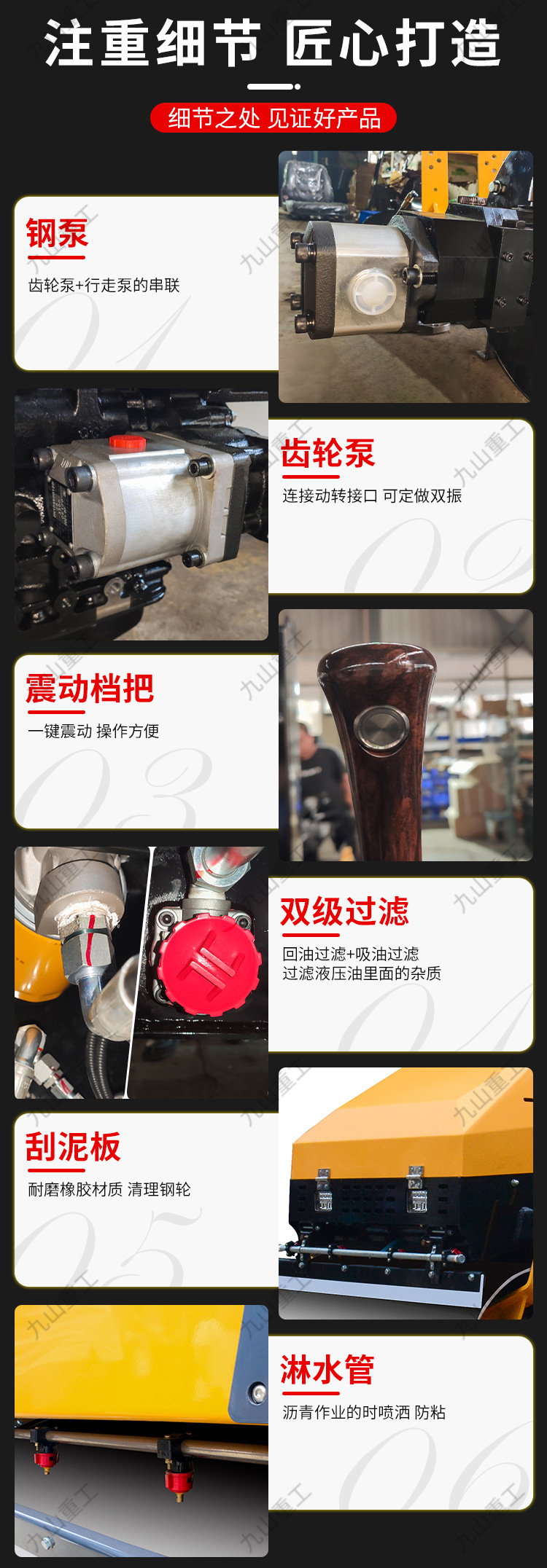 2吨小型双钢轮压路机 沥青压路机定制加工 全液压压路机生产厂家