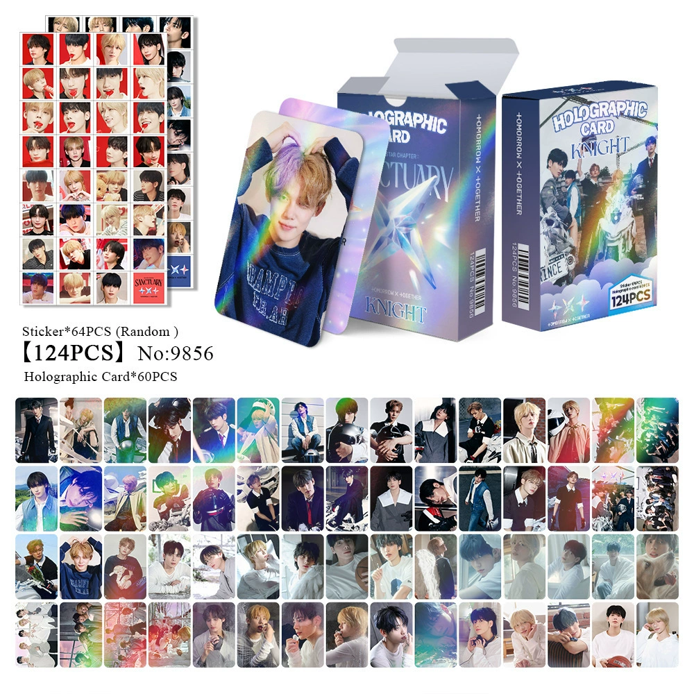 New Model Exclusively for Foreign Trade: 124 Holographic Cards, Total Chain Gidle Str Bptwice Celebrity Merchandise Lomo Small Cards
