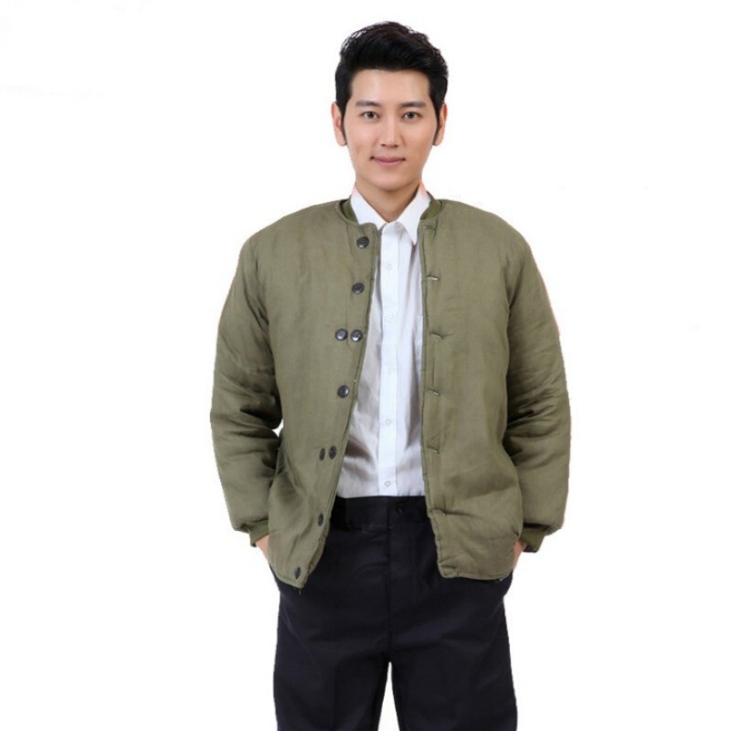 Cotton-padded jacket thickened cotton cold-proof warm factory labor protection cotton-padded jacket cold storage cotton-padded jacket old-fashioned cotton trousers army green suit Cotton-padded jacket thickened cotton cold-proof warm factory labor protection cotton-padded jacket cold storage cotton-padded jacket old-fashioned cotton trousers army green suit