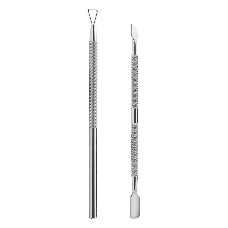 Acero inoxidable espejo luz doble cabeza doble propósito acero empuje clavo muerto piel