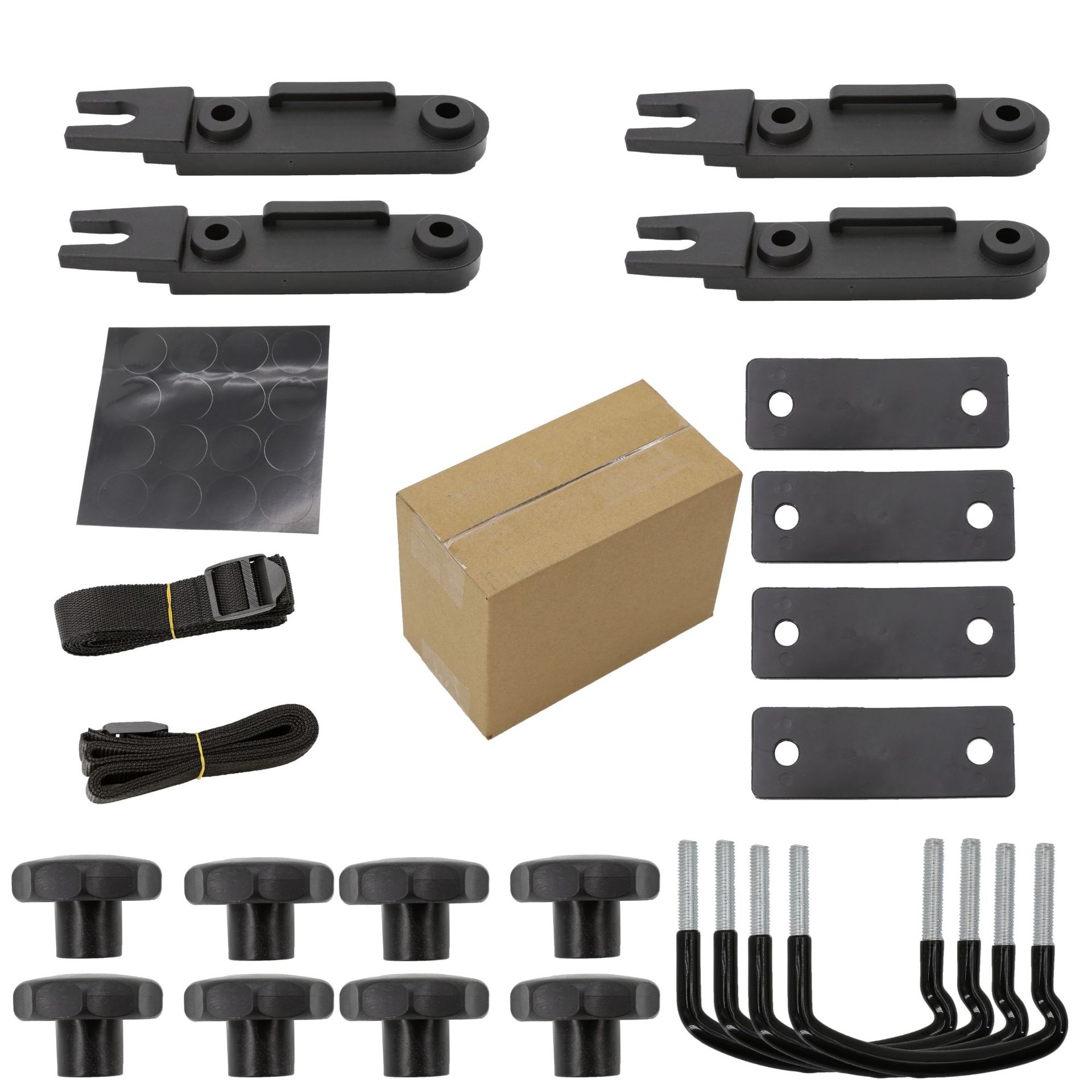 Car Roof Luggage Rack Installation Accessories Special U-Shaped Bolt U-Hook Luggage Rack Silent Crossbar Car Rack