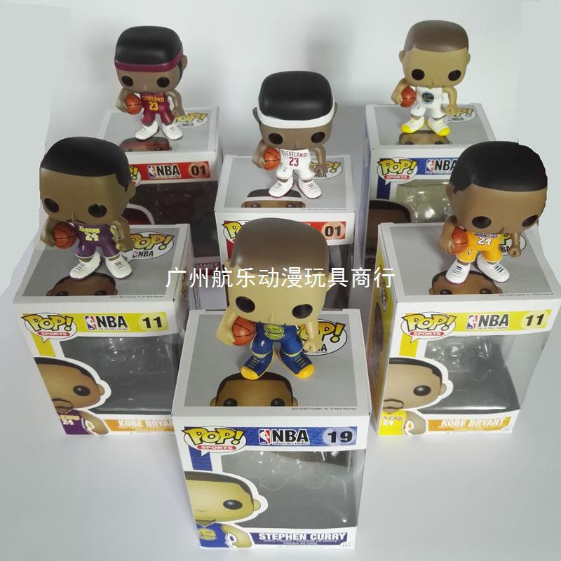 NBA篮球公仔摆件球星詹姆斯科比库里欧文沃尔手办模型-阿里巴巴
