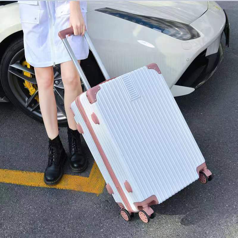 复古行李箱大容量女静音轮拉杆箱学生轻便密码箱旅行箱万向轮现货