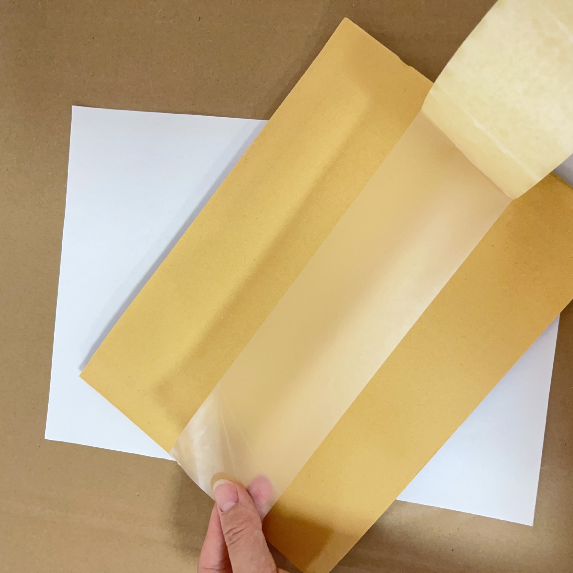 透明胶带哑光磨砂材质大卷封箱胶带可以印字