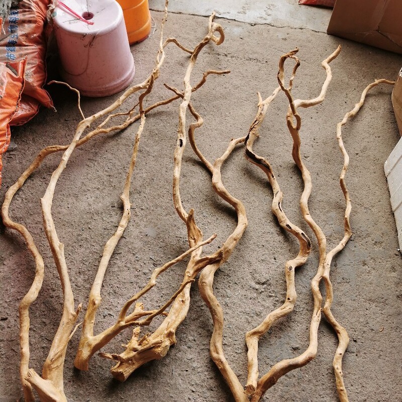 Landscape rainforest long branch long root single branch Azalea root soft decoration fake tree root carving original ecological fish tank landscape