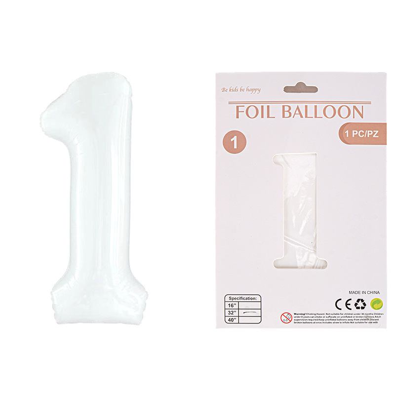 Globo de película de aluminio digital de 32 pulgadas, tarjeta de papel, tapa dura, paquete individual, cuerpo delgado, fiesta digital, globo decorativo flotante