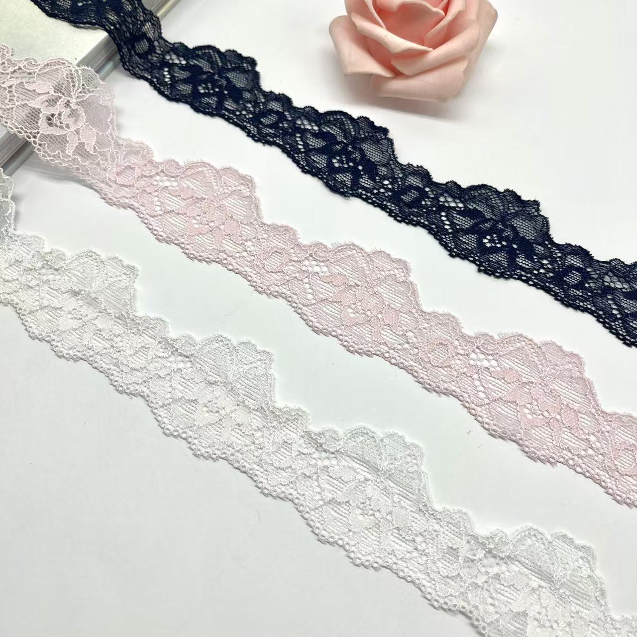 Fuchsia lace elastic underwear