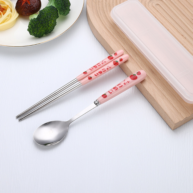 딸기 파우더 2 피스 세트 (상자 포함)