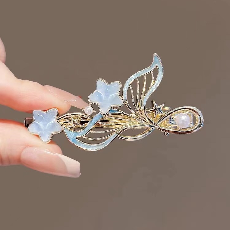 판타지 블루 피쉬테일 덕빌 클립