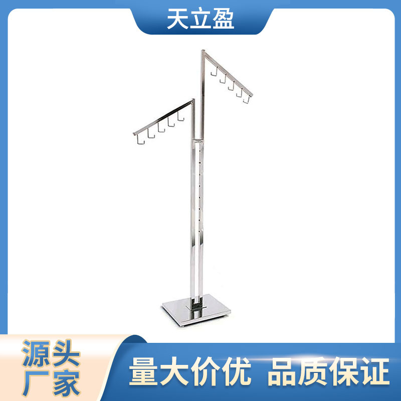 商场服装店用落地衣架 简约置物收纳架 金属组装式家用落地衣架