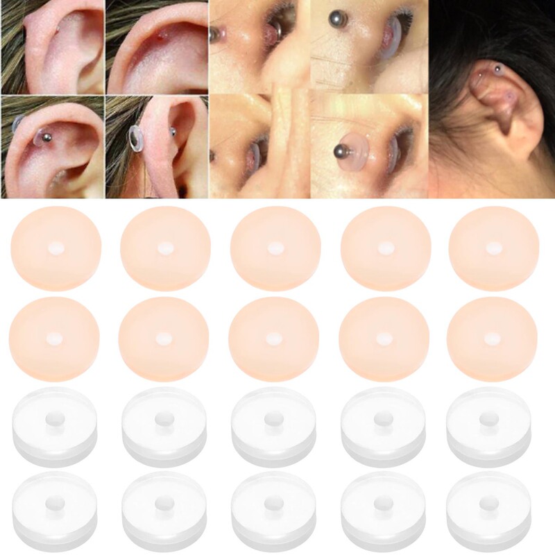 Puncture jewelry anti-proliferation small flying butterfly silicone invisible pad ear hole skin anti-friction scratch manufacturers spot supply Puncture jewelry anti-proliferation small flying butterfly silicone invisible pad ear hole skin anti-friction scratch manufacturers spot supply