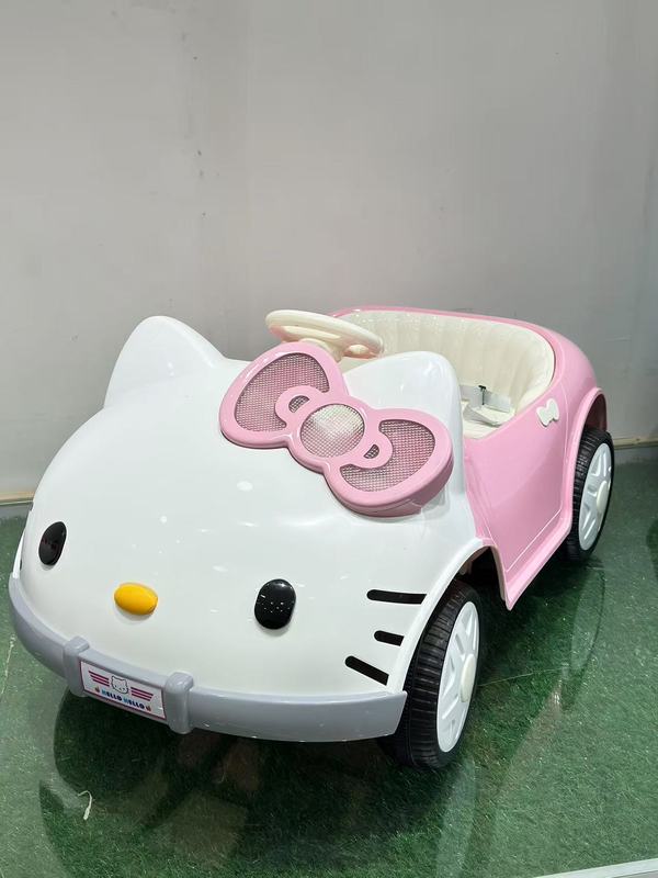 子供用電気自動車 KT 猫漫画おもちゃの車四輪リモコンおもちゃの車子供用電気自動運転車|undefined
