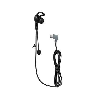 Ejeas Original Dedicated V6C/V4C Football Referee Intercom Headset Typec Referee In-Ear Left/Right Earphones (Motorcycle Helmet Headset) - ejeas-original-v6cv4c-left-ear-typec-single-earphone