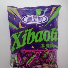 俄罗斯风味紫皮糖果仁夹心巧克力花生酥糖喜糖年货糖果500克/袋