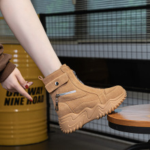 6962现货高帮小白鞋女2024秋季新款休闲鞋女厚底时尚百搭透气鞋子