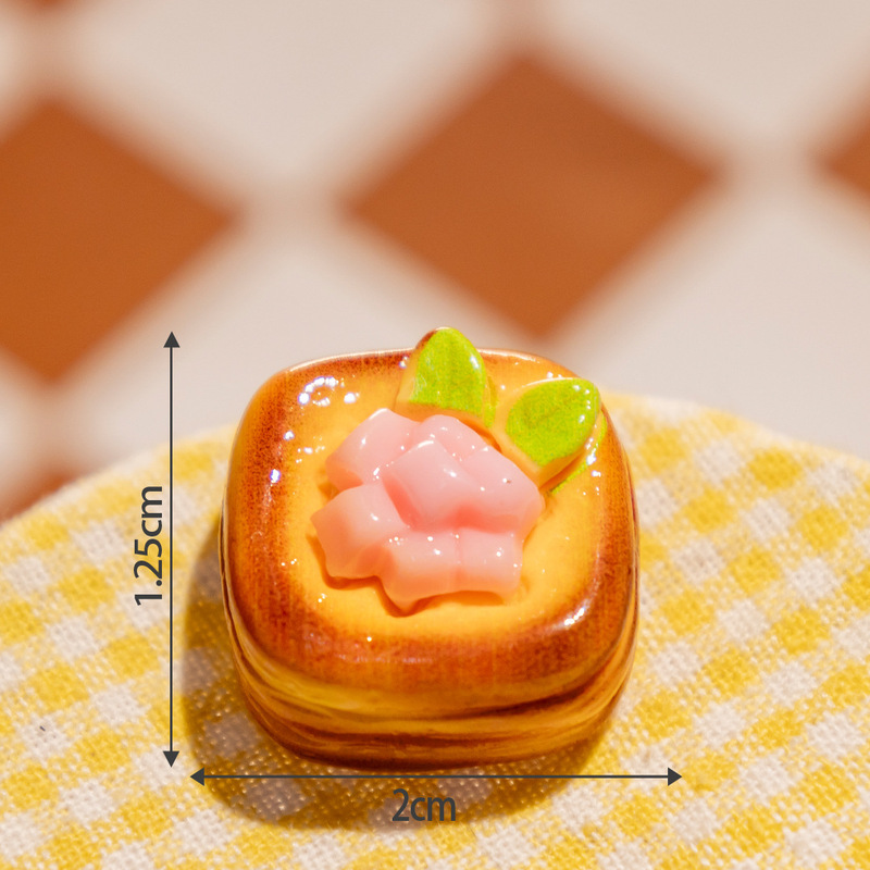 微缩仿真食玩亮面水果塔装饰品 diy饰品配件树脂工艺品车载小摆件|undefined