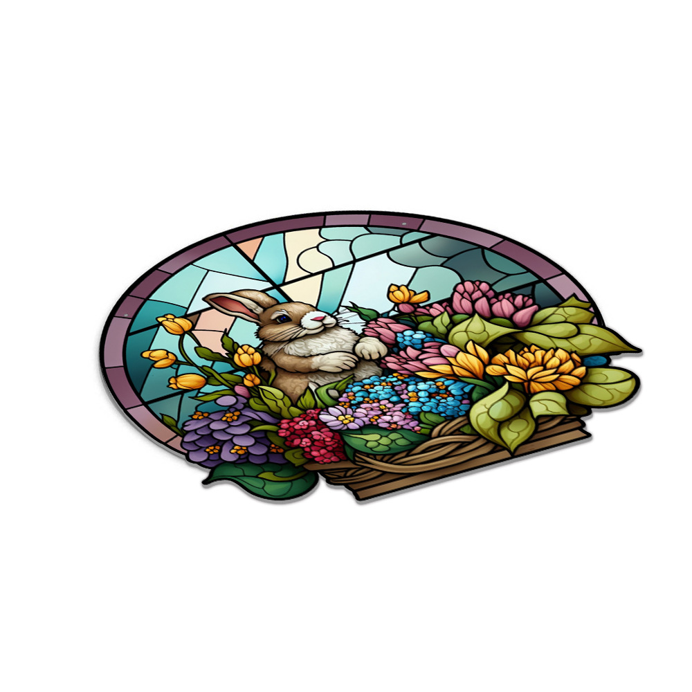 95g Weight pendant Home Textiles & Decor Type Acrylic Material Easter Festival Rabbit Pattern Casual, Elegant, Classical Style Easter Casual Elegant Classical Rabbit Arylic Party Supplies Decorations 127