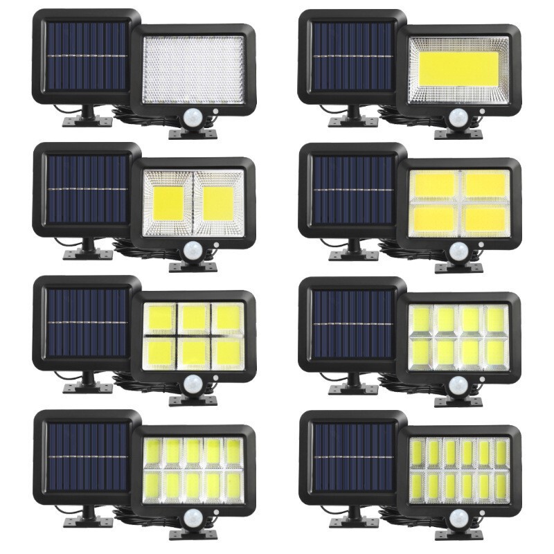 国境を越えた120led太陽エネルギー分体壁灯屋外庭園人体誘導壁灯分式車庫灯|undefined