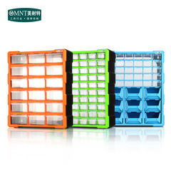 Drawer-type plastic parts box electronic component box transparent storage box large accessories screw cabinet