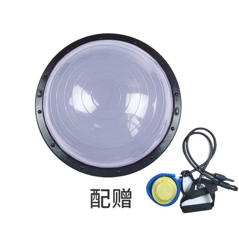 58cm semicírculo equilibrio bola engrosada a prueba de explosiones bola de velocidad de onda 46cm yoga hemisferio pilates fitness yoga pelota