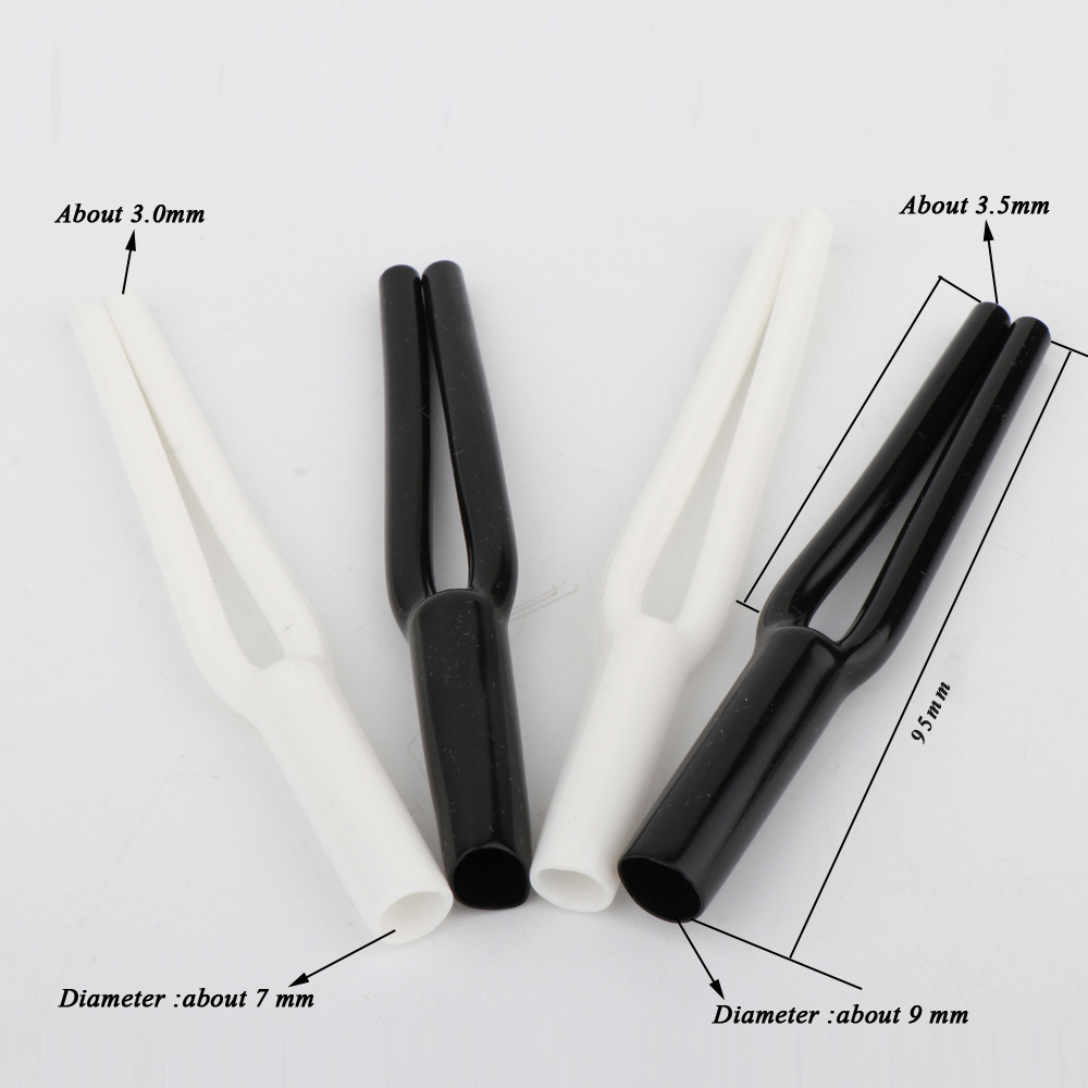 Rubber Line Splitter Y-Tube, Y-Splitter Audio Cable Signal Splitter Tee, Underwear U-Shaped 3.5mm Rubber Sleeve