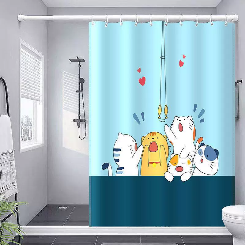 Curtain, set, tarpaulin for bath