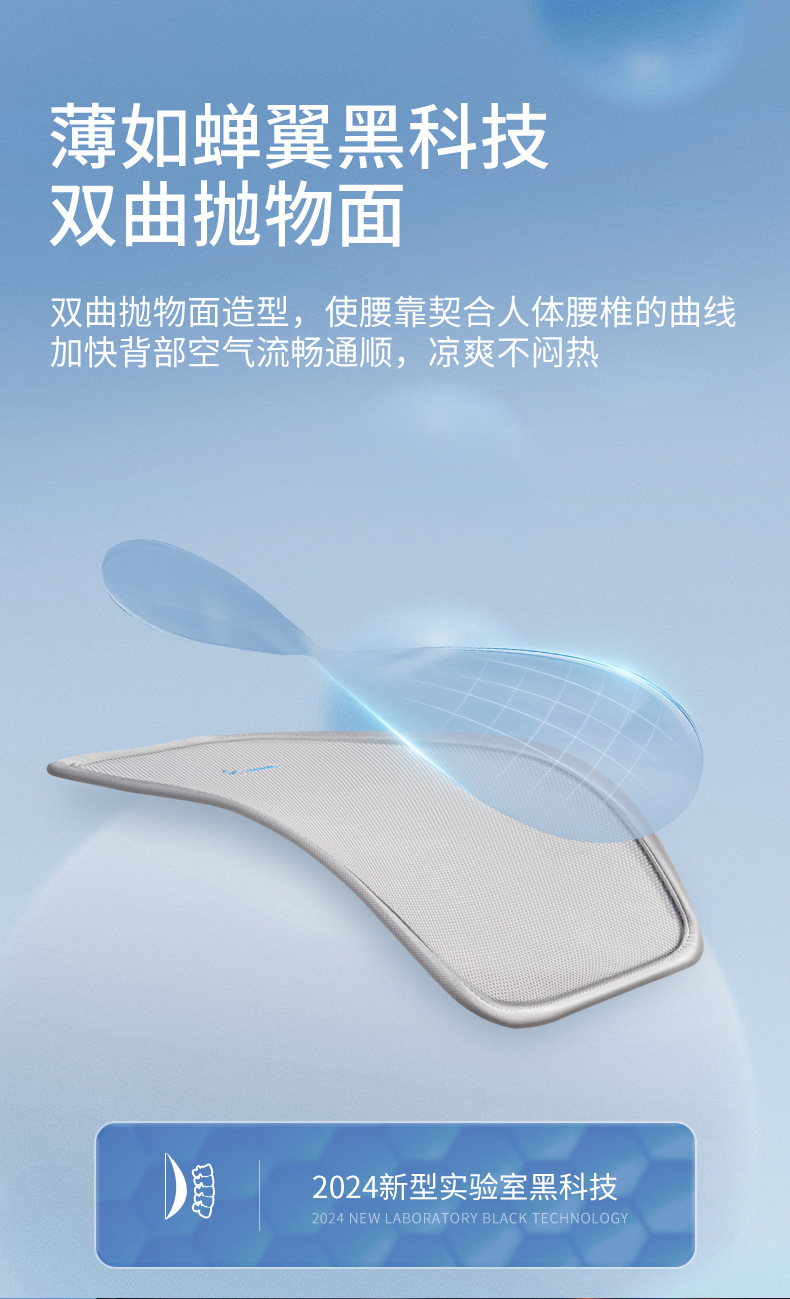 Car Hair Dryer Waist Support Summer Ventilation Driver Cushion Office Waist Support Backrest Cushion Support Waist Support Artifact